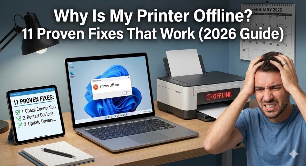 Why Is My Printer Offline? 11 Proven Fixes That Work (2026 Guide)