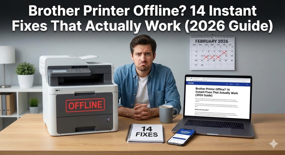Brother Printer Offline? 14 Instant Fixes That Actually Work (2026 Guide)