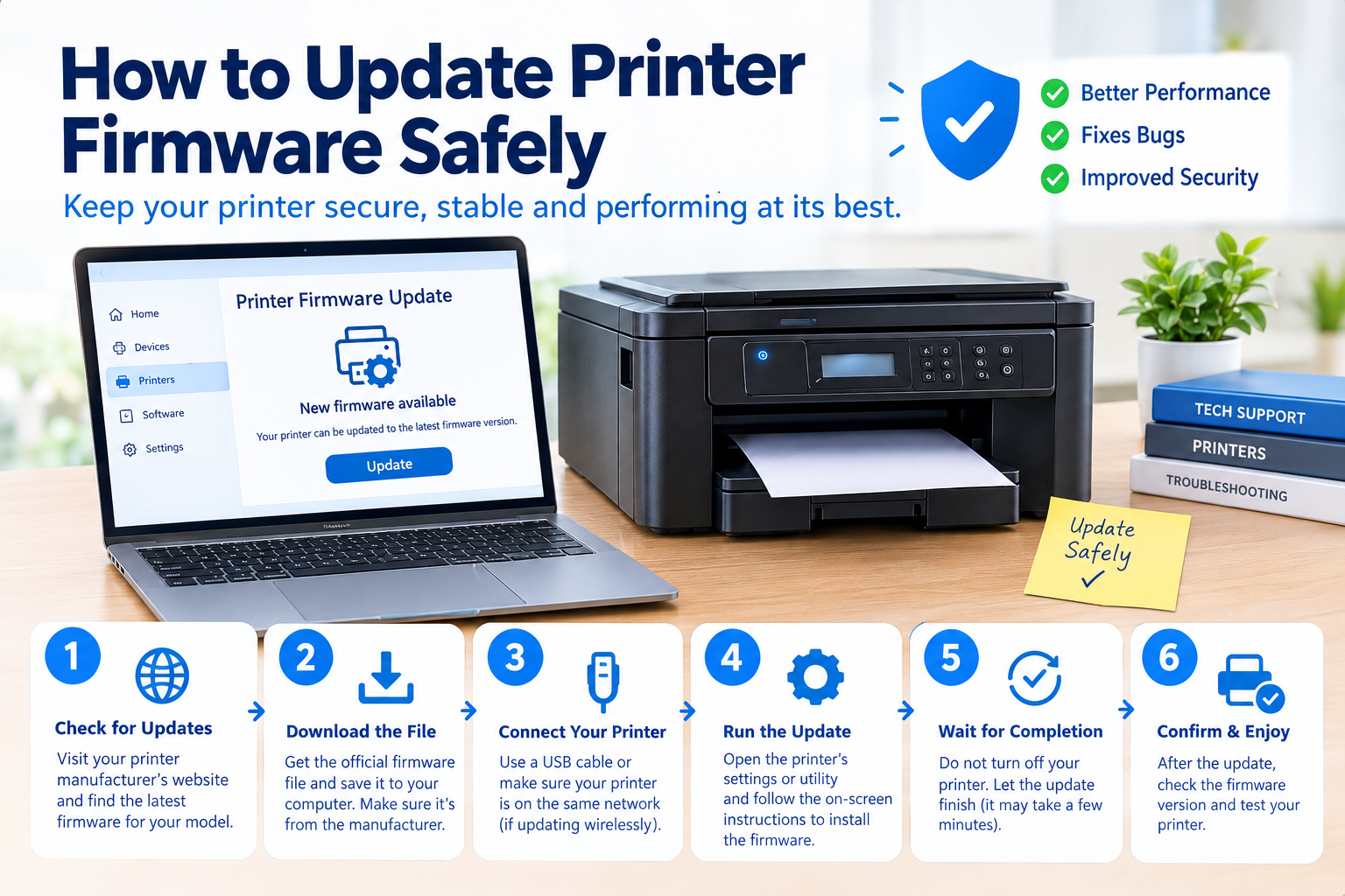 How to Update Printer Firmware Safely (Without Bricking It)